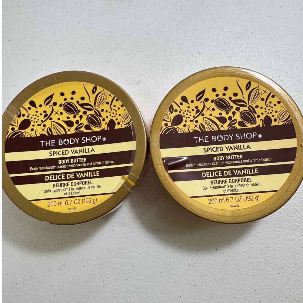 Discontinued The Body Shop Spiced Vanilla Body Butter 6.7 oz 200ml New Two Pack‎
